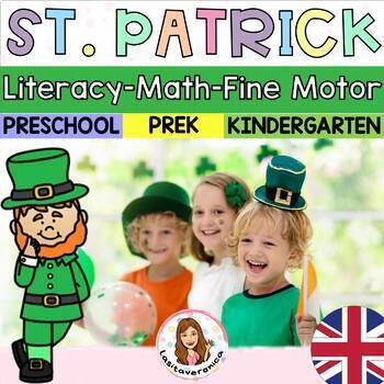 Preview of St. Patrick's Day Bundle. Literacy. Math. Fine Motor. March. Morning tubs