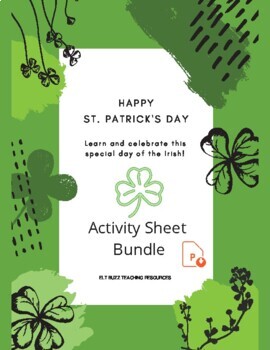 Preview of St. Patrick's Day Bundle.  Young Learners. ESL. EFL. Activities. ELA. Holiday.