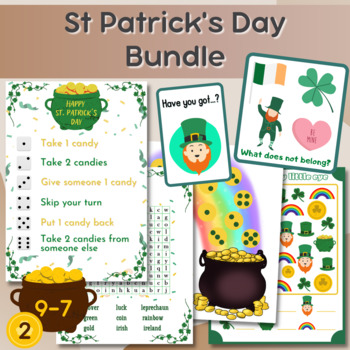 Preview of St. Patrick's Day Bundle  fun games