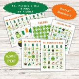 St. Patrick's Day Bundle, games, coloring worksheets, Bingo