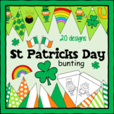 St Patrick's Day Bunting and Coloring Activity