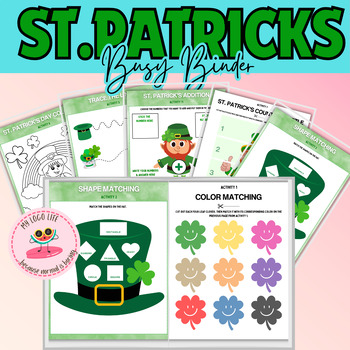 Preview of St. Patrick's Day Busy Binder