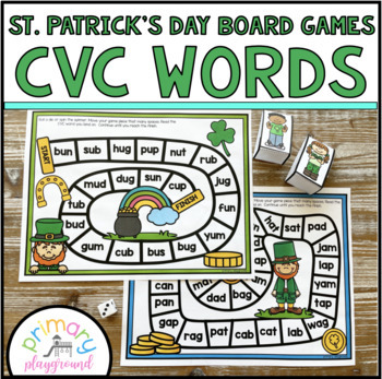 St Patrick's Day interactive online board game - ESL Kids Games