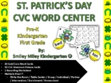 St. Patrick's Day CVC Word Literacy Center