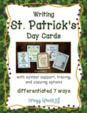 St. Patrick's Day Cards: Differentiated for ALL your Students