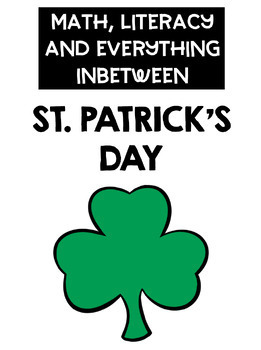Preview of St. Patrick's Day Centers Packet for older toddlers and Preschoolers