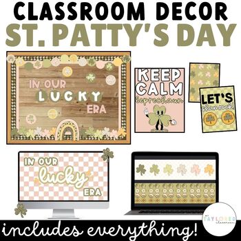 Preview of St. Patrick's Day Classroom Decor Bundle