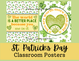 St. Patrick's Day Classroom Posters, Bulletin Board Decor