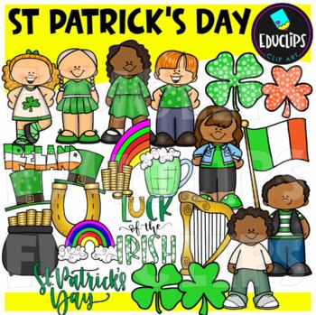 Preview of St Patrick's Day Clip Art Set {Educlips Clipart}