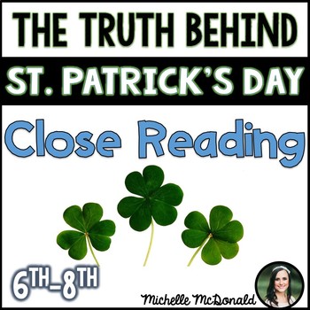 Preview of St. Patrick's Day Close Reading: History, Myths & Traditions