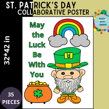 Preview of St. Patrick's Day Collaborative Poster Project, St. Paddy’s Day Activity board