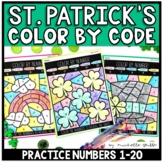 St. Patrick's Day Color By Code Number Printables