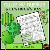 St. Patrick's Day Color By Number: Circle Geometry