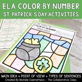 St. Patrick's Day Color By Number | ELA Activities