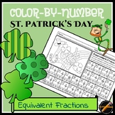 St. Patrick's Day Color By Number: Equivalent Fractions