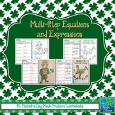 St. Patrick's Day Color by Answer Worksheets
