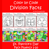 St. Patrick's Day Color by Code Division Facts 1-10: St. P