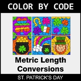St. Patrick's Day Color by Code - Metric Length Conversions