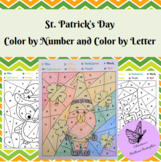 St. Patrick's Day Color by Letter and Color by Number