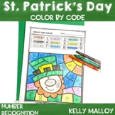 St. Patrick's Day Coloring Counting Objects to 5 10 20 Wor