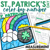 St. Patrick's Day Color by Number 7th Grade Math Measureme