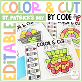 St. Patrick's Day Color by Sight Word's Printables Editabl