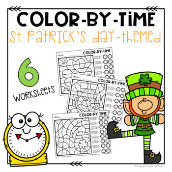 Preview of St. Patrick's Day Color-by-Time