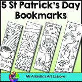St. Patrick's Day Coloring Bookmarks