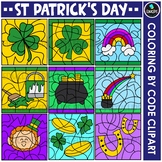St. Patrick's Day - Coloring By Code Clip Art Set {Educlip