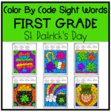 St. Patrick's Day Coloring Pages | First Grade Color By Si