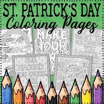 St.Patrick's Day Coloring Pages Adults Graphic by KDP INTERIORS MARKET ·  Creative Fabrica