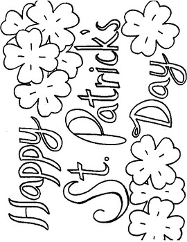 st patrick's day coloring pagesjacy schrougham  tpt