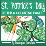 St. Patrick's Day Coloring Sheets / Pages and Letter