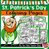 St. Patrick's Day Coloring Pages - March Activities