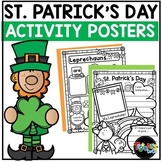 St Patrick's Day Coloring Pages Activity Posters Kindergar
