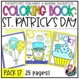 St. Patrick's Day Coloring Pages | Coloring Sheets | St. P