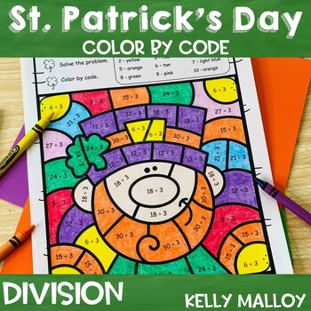 Preview of St. Patrick's Day March Coloring Pages Sheets Division St. Patty's Day
