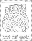 St. Patrick's Day Coloring Pages Dot Marker