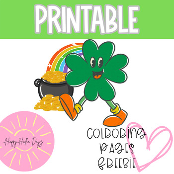 Preview of St. Patrick's Day Coloring Pages FREEBIE