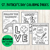 St. Patrick's Day Coloring Pages, Mini Coloring Book