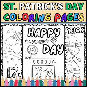 Preview of St. Patrick's Day Coloring Pages | St. Patrick's Day Activity