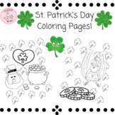 St. Patrick's Day Coloring Sheets