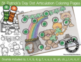 St. Patrick's Day Coloring Sheets - Dot Articulation - Bin