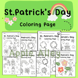 St. Patrick's Day , Clip Art, Doodle ,Coloring Worksheet