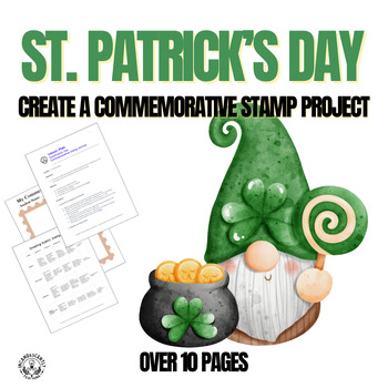 Preview of St. Patrick's Day Commemorative Stamp Project: Grades 4-12