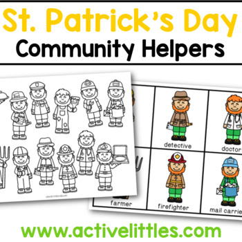 Preview of St. Patrick's Day Community Helpers