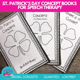 St. Patrick's Day Concept Books for Speech Therapy