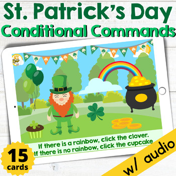 Preview of St. Patrick's Day Conditional Commands Boom Cards