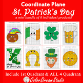 St. Patrick’s Day Coordinate Plane Graphing Picture: Bundl