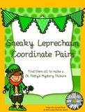 St. Patrick's Day Coordinate Pairs Scavenger Hunt